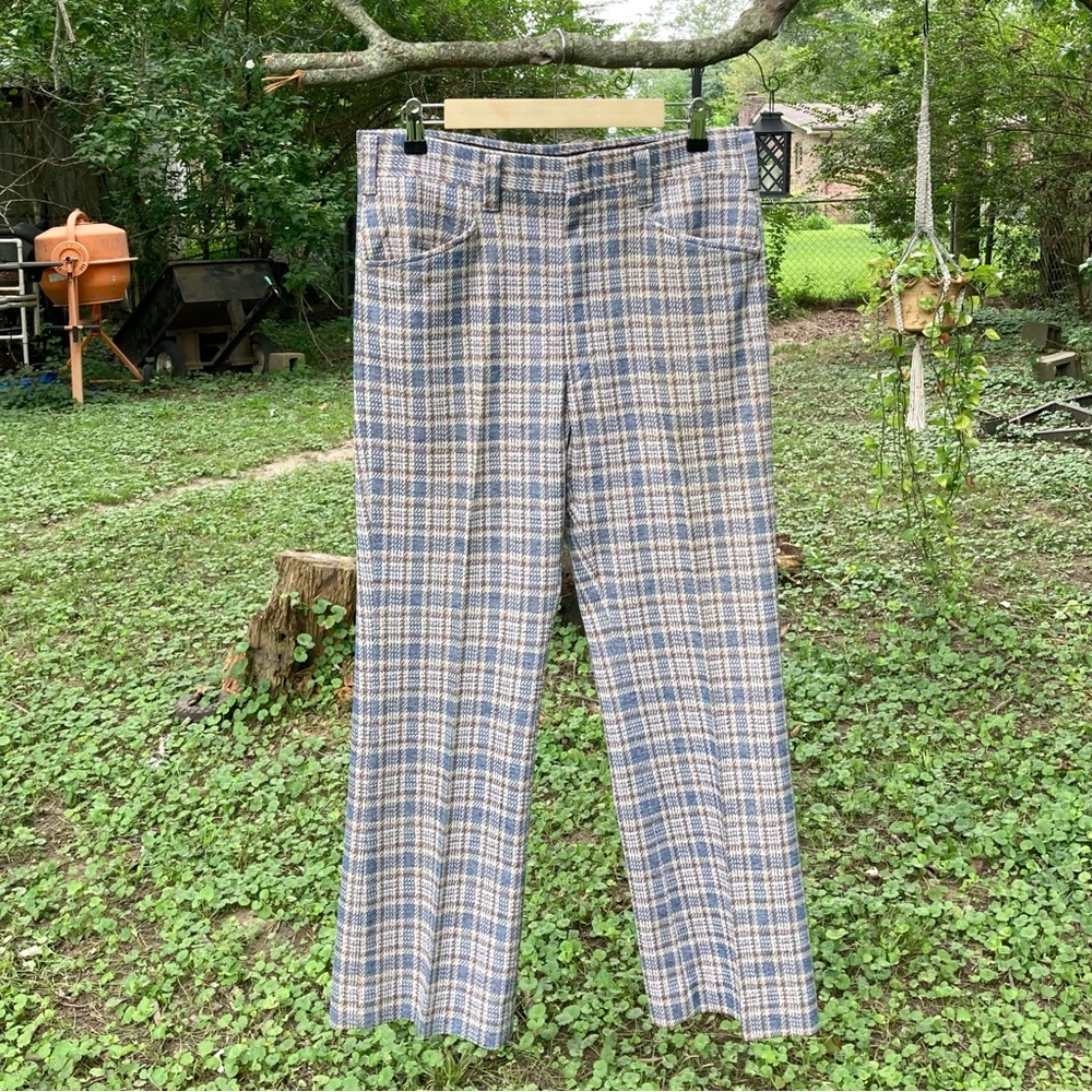 Vintage Haggar Brand Plaid Slacks